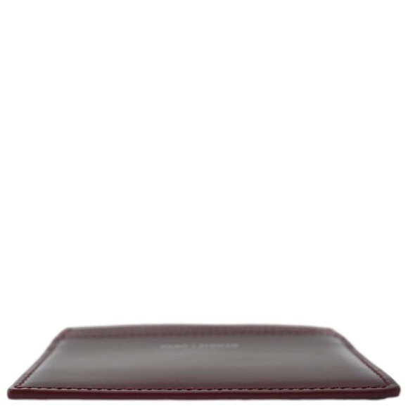 Yves Saint Laurent  Cassandra Leather Card Holder Burgundy - Picture 9 of 12